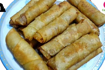 Healthy Chicken Spring  Rolls by Cooking Ease I Chicken Vegetable Roll Recipe (Chicken Spring rolls)
