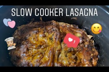 SLOW COOKER LASAGNA - EVENING MEAL IDEAS - HEALTHY MEAL IDEAS - EASY RECIPE - HOME_GARDEN_CLEAN