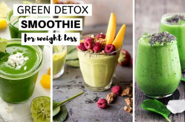 Easy GREEN SMOOTHIE Recipe for Weight Loss | Easy & Healthy Breakfast Ideas!