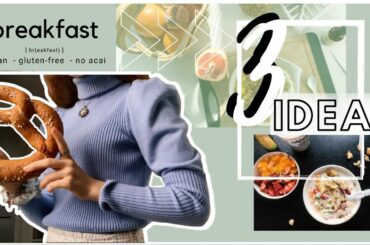 HEALTHY BREAKFAST RECIPES - vegan & gluten-free (unconventional//creative//no acai) | with subtitles