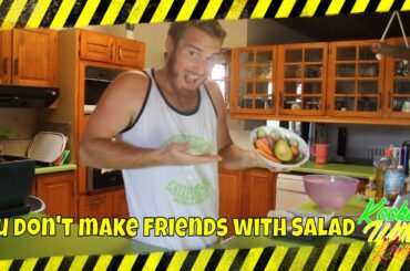 Making a healthy and nutritious Salad..... kind of.