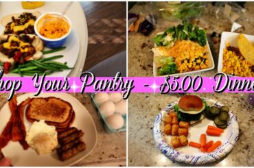 $5 DINNER IDEAS | WHATS FOR DINNER 2020 | QUICK & EASY PANTRY MEALS