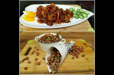 2  Healthy Snack Time Recipe | Egg 65 Recipe | Peanut Chaat Recipe