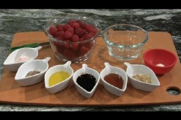 How to Make Healthy Balsamic Raspberry Vinaigrette Dressing : Unique Recipes