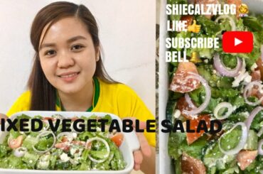 MIXED VEGETABLE SALAD RECIPE |How I Make My Vegetable Salad |Easy Recipe |KSA Life |ShieCalzVlogs