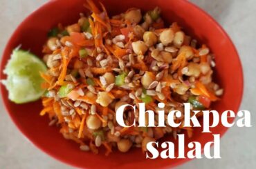 Chickpeas salad | 5 minutes quick healthy salad | healthy and protein rich salad