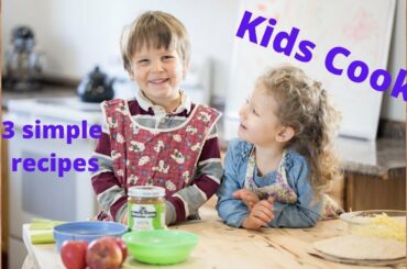 Kids Cook // 3 FUN and HEALTHY 10 minute snacks