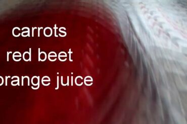 Healthy RED BEETS and CARROTS  smoothie! | easy smoothie recipe.