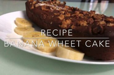 Banana Wheat Cake Recipe | Lockdown Recipe | Healthy Bread Recipe | Homemade Cake | Gu Gu's Kitchen