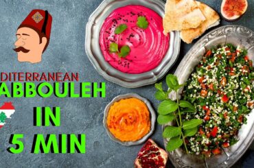 Easy Tabbouleh Healthy Lebanese Salad in 5 Min at Home | One Chef