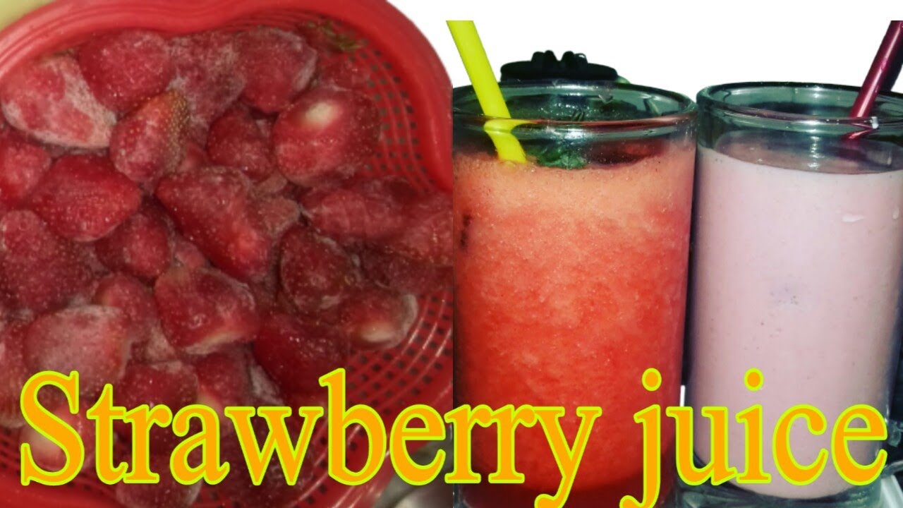 Strawberry Drink Recipe || Healthy Juice Recipe || Cooking With Malika Strawberry Drink Recipe || Healthy Juice Recipe || Cooking With Malika