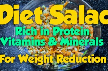 Diet Salad/ Healthy Salad/ Weight Loss Salad/Sprout & Vegetable salad