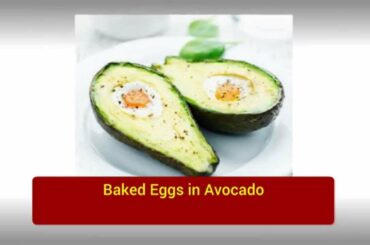 01  Baked Eggs in Avocado | breakfast ideas for diabetics | diabetic breakfast recipes