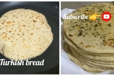 TURKISH BREAD DELICIOUS & EASY/TURKISH BREAD KULCHA RECIPE