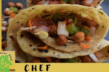 Sprout salad with spring onion chapathi   New Home Chef