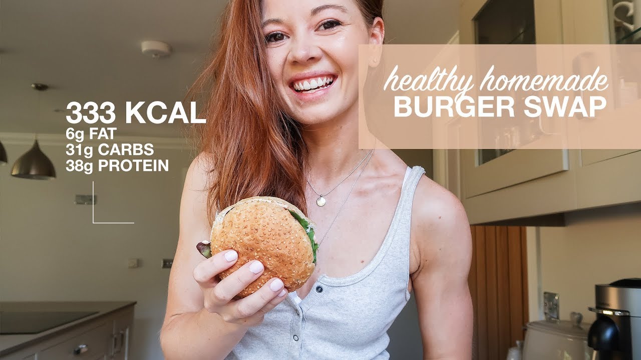 LOW CALORIE BURGER RECIPE | SUPERMARKET SWAPS | Emily Ricketts LOW CALORIE BURGER RECIPE | SUPERMARKET SWAPS | Emily Ricketts