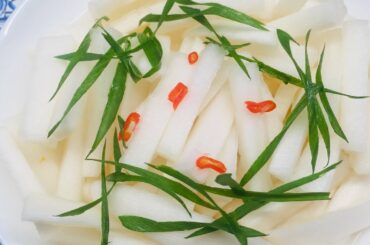 Pickled Raddish Japanese Style Crunchy healthy affordable easy steps masarap sa inihaw