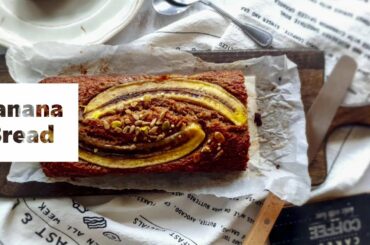 MOIST BANANA BREAD | WHOLE WHEAT BANANA CAKE  » healthy & simple | Mindful Food Video