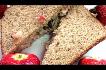 Chicken Strawberry Sandwich/Chicken Sandwich/Chicken Strawberry Salad/Weight Loss Recipes