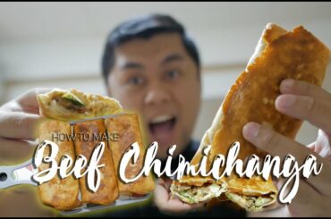 EASY & HEALTHY BEEF CHIMICHANGA RECIPE