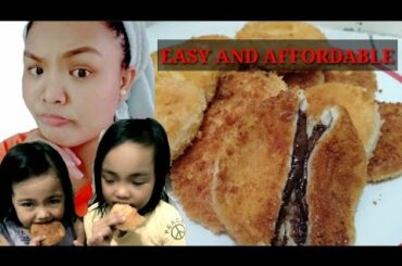 Deep Fried Chocolate Bread | Chocolate Bread | Easy Meryenda | New Recipe | Kids love