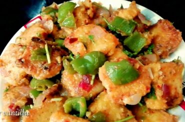 కేవలం 2 నిమిషాలలో బ్రెడ్ చిల్లి (bread chilli) ఎలా చేసుకోవాలో చుడండి//bread chilli recipe.