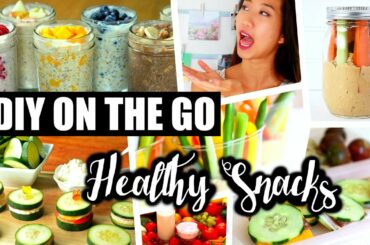 DIY HEALTHY SNACKS ON THE GO - QUICK AND EASY | NeonRouge73