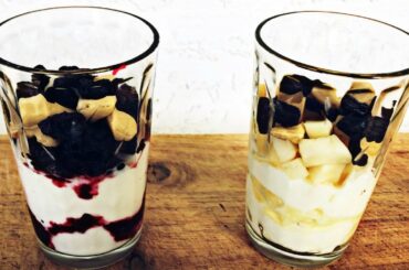 Parfrait in 2 ways|Healthy Snack| Breakfast Recipe|Super Easy