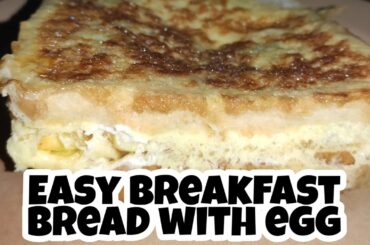 EASY BREAKFAST BREAD WITH EGG RECIPE | SANDWICH EGG RECIPE | By Jane Sanes