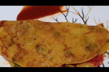 Whole wheat vegetable chilla | Healthy Breakfast recipe | आटे का चीला