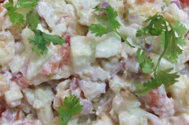 Weight loss Salad recipe in Tamil/weight loss breakfast/ chickpeas and cucumber salad/healthy  salad