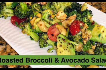 Roasted Broccoli and Avocado Salad | Show Me The Curry