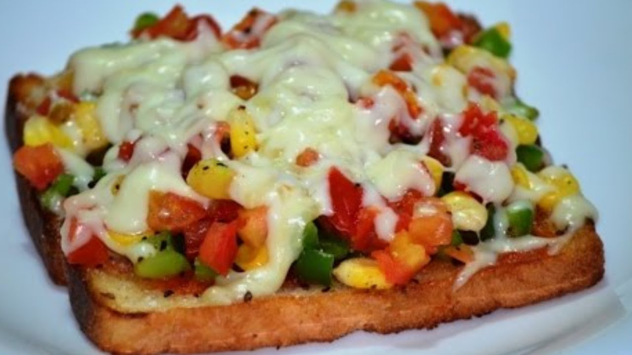 Lockdown Recipe 2 – Bread Pizza in 5 Minutes /Quick Breakfast in Lockdown Lockdown Recipe 2 - Bread Pizza in 5 Minutes /Quick Breakfast in Lockdown