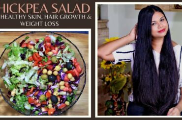 High Protein Chickpea Salad For Healthy Hair,Skin & Weight Loss | Sushmita's Diaries