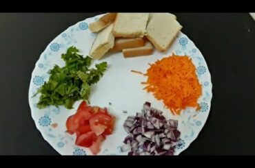 Bread uttappam // Quick breakfast recipe // Bread uttappam in telugu