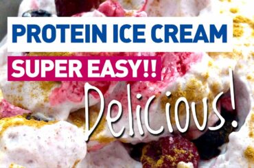 Delicious Protein ICE CREAM recipe - SUPER EASY
