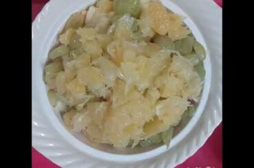 Fruit salad/ fruit recipe/ pazla salad fruit/healthy dish, snacks