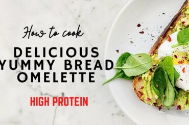Healthy bread omelette recipe | bread omelet | snack item