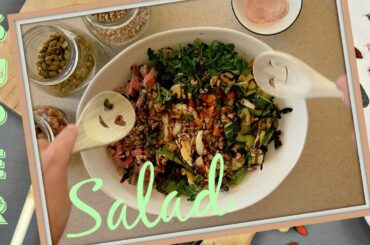 FANCY DINNER SALAD WITH STEAK - HEALTHY & EASY DINNER RECIPES