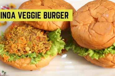 Healthy Veggie Burger | Quinoa Seeds Recipe