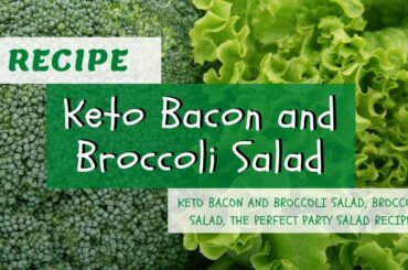 broccoli salad with bacon and raisins | BROCCOLI SALAD | the perfect party salad recipe