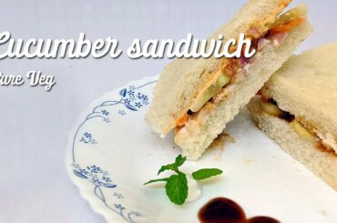 Cucumber Sandwich easy recipe | Cold Sandwich | No gas No grill | Healthy snack