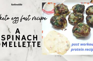 egg recipes | weightloss recipe | keto egg | keto egg muffin | spinach omelette |egg spinach recipe