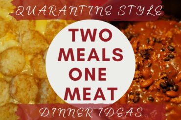 Cook With Me | Dinner Ideas | Two Meals One Meat | QUARANTINE STYLE | K René