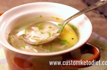 Keto Microwave Lemon Chicken Soup Recipe - Healthy Food For Family