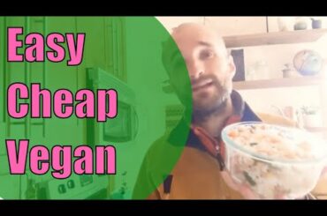 Easy, cheap, healthy, and food prepable vegan lunch/dinner option.