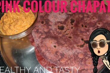 Special pink colour chapati | diet and healthy food at home || by Abhi's kitchen..