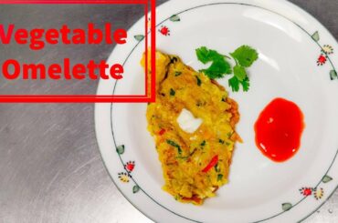 Easy Vegetable Omelette // Healthy Breakfast Recipe