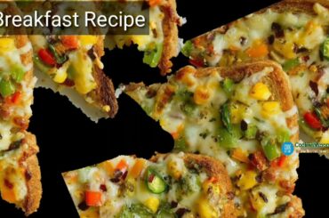 Cheesy Open Sandwich | #VegSandwich | Breakfast Recipe | #lockdownRecipe | #Ramadan2020