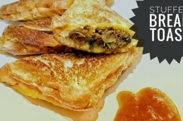 stuffed bread toast || easy snack for Ramadan || spicy snack recipe